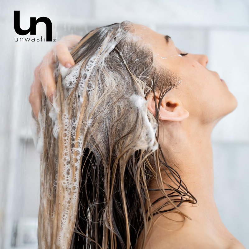 Unwash Anti Residue Hair Cleanse - Gentle pH Balanced Daily Conditioner Wash | 10 Fl Oz, White