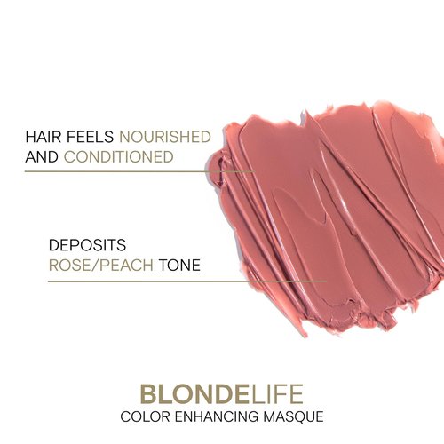 Joico Blonde Life Color Enhancing Masque - Color Depositing Treatment for Vibrant Blonde Tones | Enriched With Monoi & Tamanu Oil