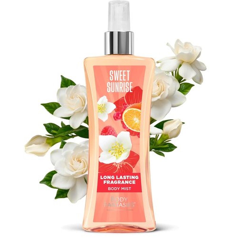 Body Fantasies Signature Fragrance Body Spray - Sweet Sunrise | 8 Fl Oz (Pack of 2)