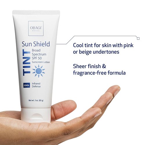 Obagi Sun Shield Tinted Sunscreen - Broad Spectrum SPF 50 for Ultimate Sun Protection