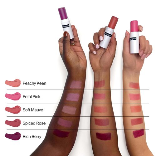 Neutrogena Healthy Glow Blush Stick - Ultra Creamy Cheek Color with Mango Butter | Rich Berry, 0.3 oz