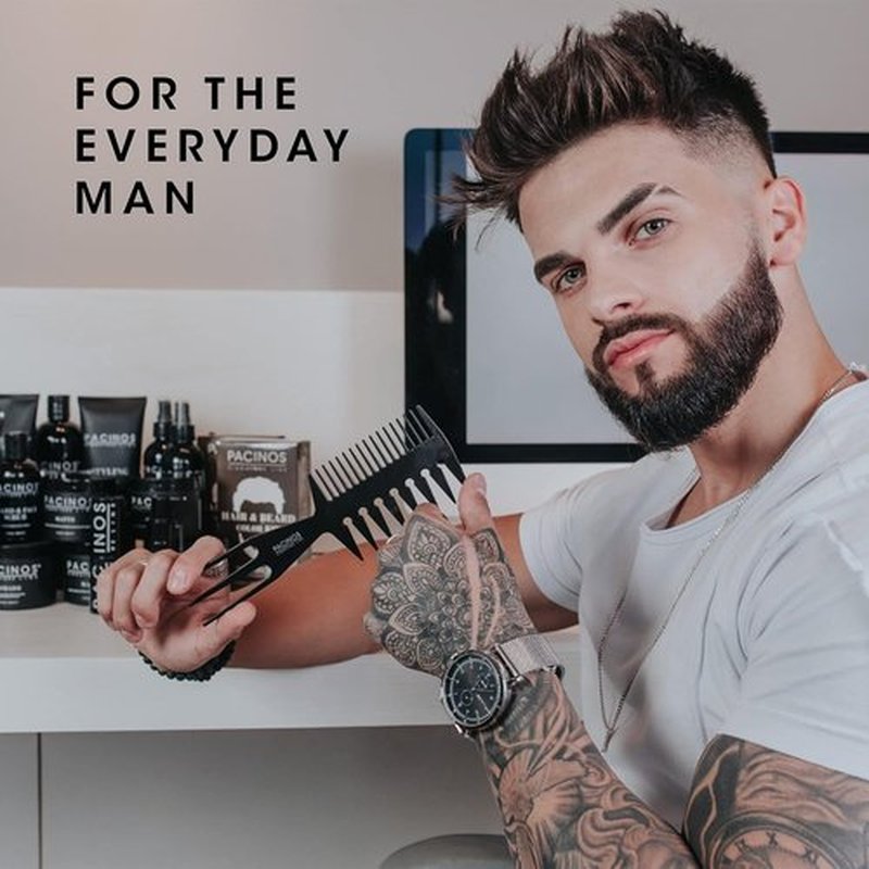 Pacinos Hair Sculpting Wax Cream - Water Soluble Medium Shine for Effortless Styling