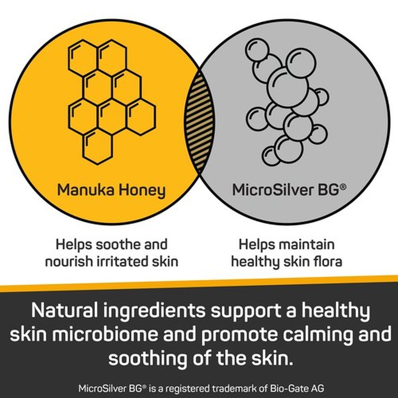 Silver Honey Nourish & Soothe Shampoo 16 fl oz, Dog & Cat Skin & Coat Care, Natural Manuka Honey + MicroSilver BG + Odor Neutralizer, Pump Bottle