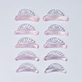 Libeauty Lash Lift Pads 10 Pcs/5 Sizes New Shell Shape Lash Lift Rods Reusable Silicon Lash Lift Shields DIY Use at Home or Salon Eyelash Lift Tools