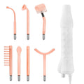 Hi Frequency Facial Care Tool Skin Tonning Device with 7 Electrode Tubes 2 Colors Options Elitzia ETSC640N (Orange)