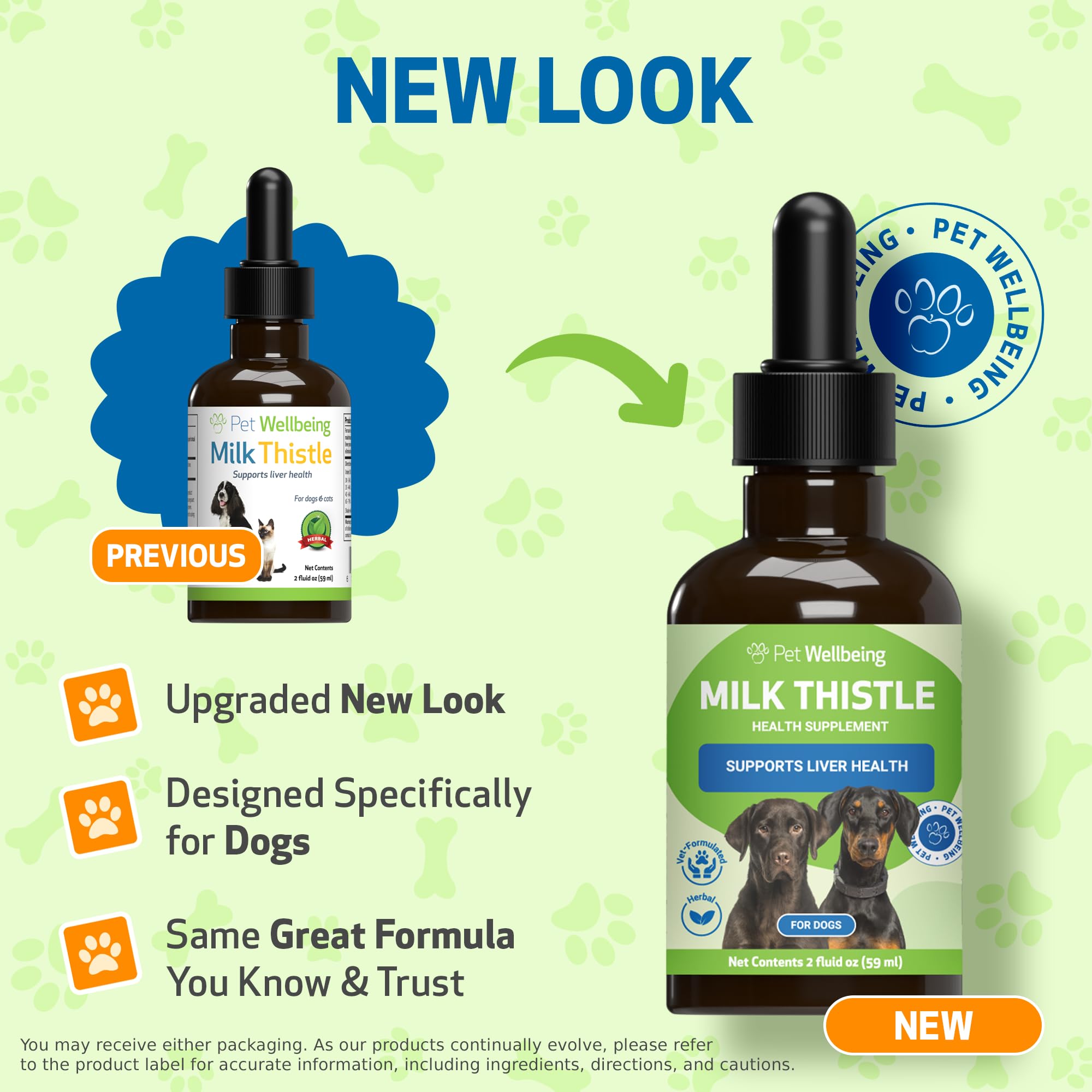 Pet Wellbeing Milk Thistle for Dogs - Organic Milk Thistle, Supports Healthy Liver Function & Detoxification - NASC Certified & Vet-Formulated - 2 oz Liquid