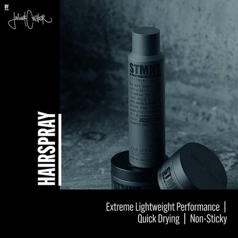 STMNT Grooming Goods Hairspray - Lightweight Flexible Hold | Quick Drying | 5.07 oz | Semi-Matte Finish