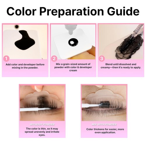 Korean Lash Lift Powder - Vegan & Cruelty-Free Lash Lifting System for Salon-Quality Curl & Definition