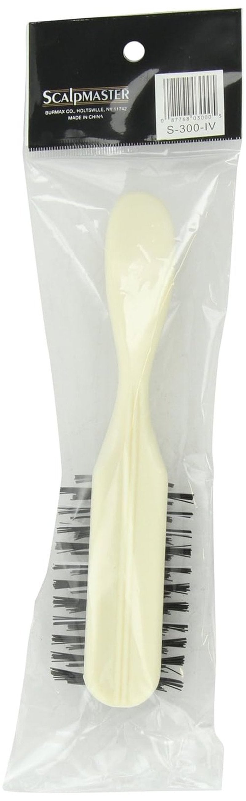 Scalpmaster Nylon Bristle Salon Contour Brush - Precision Styling Tool for All Hair Types