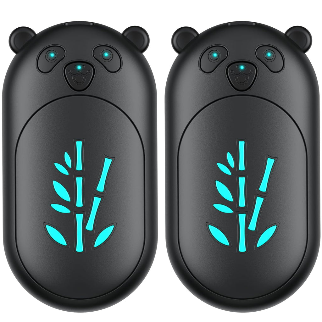 Hand Warmers Rechargeable 2 Pack, 6000mAh Electric Hand Warmer Reusable, 20Hrs Long Heating, Portable Pocket Heater Handwarmer for Women Men, Outdoor Camping, Hunting Gear