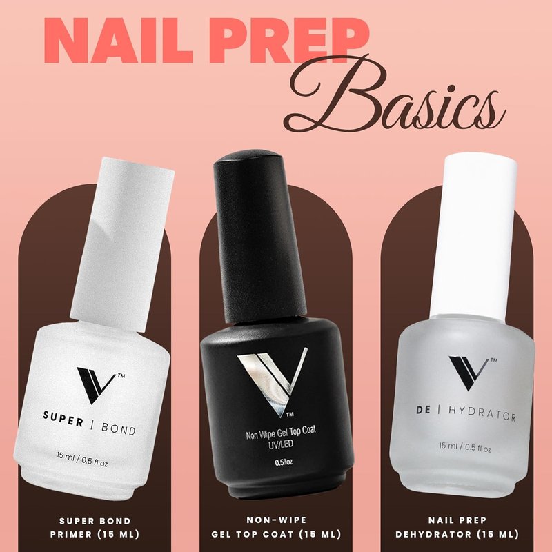 V Beauty Acrylic Nail Kit - Complete Beginner Set with Gel Top Coat, Monomer, Dip Powder & Tools