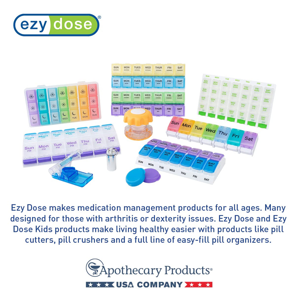 EZY DOSE Kids Baby Oral Syringe & Dispenser Calibrated for Liquid Medicine, Reduce Mess and Spills, Easy Way to Orally Administer Medication, 10 mL/2 TSP, Includes Bottle Adapter, Clear, BPA Free
