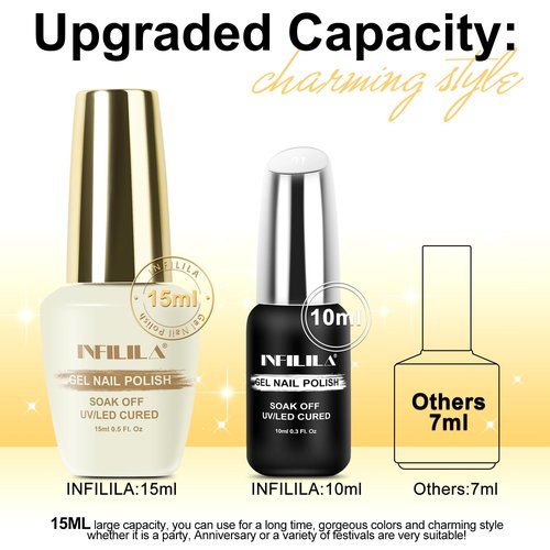 NXJ INFILILA 0.5 OZ Cat Eye Gel Polish, 15ML Holographic Glitter Shimmer Translucent Jelly Color Magnetic Gold Nail Polish for Nail Art Manicure Salon DIY at Home JB20
