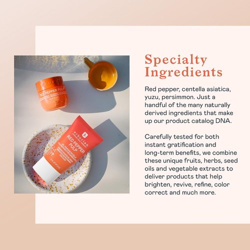 Erborian Red Pepper Pulp Hydrating Gel - Energizing Facial Moisturizer for Bright, Refreshed Skin - Korean Skin Therapy