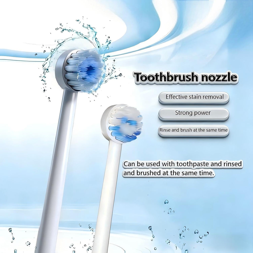 3Pack Replacement Toothbrush Heads for Waterpik Water Flossers, Replacement Picks Compatible with Waterpik, Replacement Heads for Water Pick flosser.(Assorted Brushhead, Random Delivery)