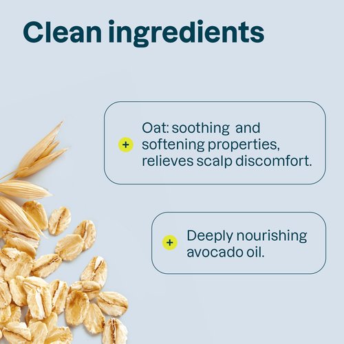 ATTITUDE Nourishing Hair Conditioner for Sensitive Dry Scalp, Dry and Damaged Hair, Soothing Oat, Naturally Dervied Ingredients, Dermatologically Tested, Vegan Detangler, 32 Fl Oz