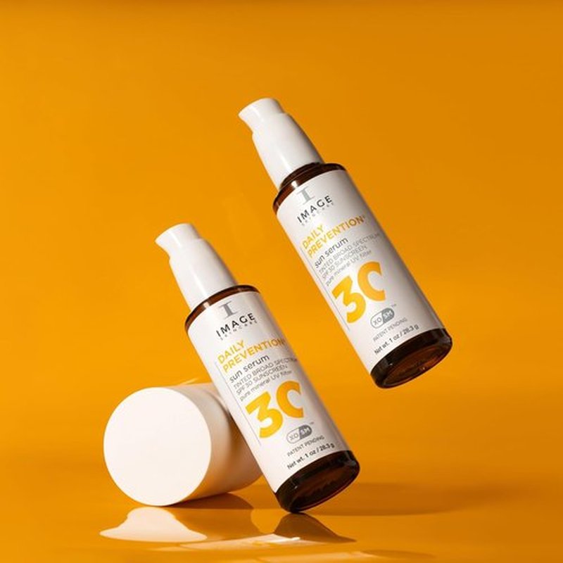 IMAGE Skincare Daily Prevention Sheer Mineral Sun Serum - SPF 30, Lightweight Tinted Sunscreen, 1 Oz
