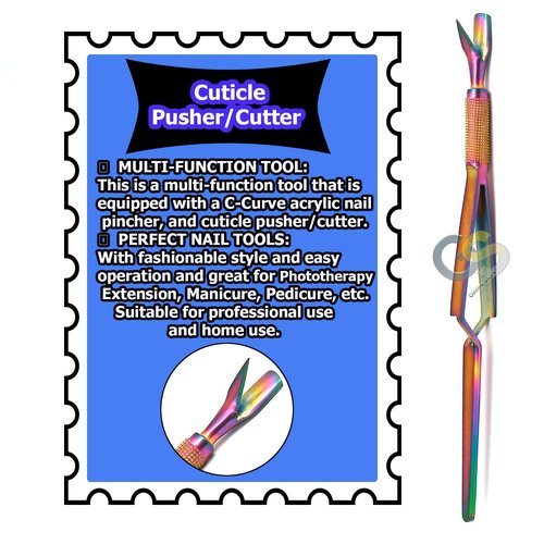 C-CURVE NAIL PINCHING TOOL MAGIC WAND ACRYLIC GEL TIPS MULTI-FUNCTION YOUNG MULTI COLOR by G.S ONLINE STORE
