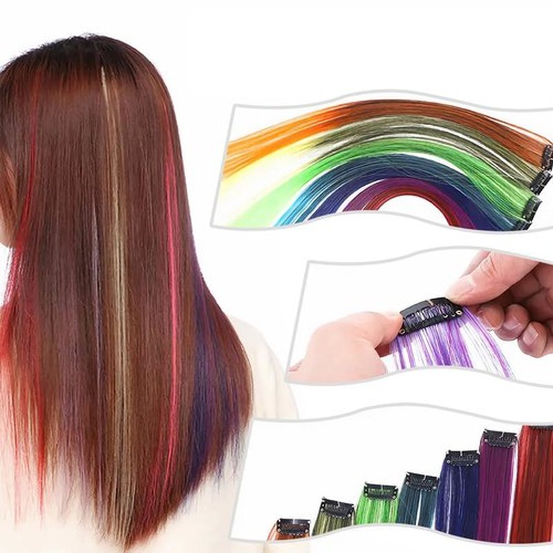 uadbau 50 Pcs 32mm 6-Teeth U-Shape Wig Clips for Clip-in Hair Extensions, with DIY Needle and Thread Kit – Snap Hair Clips for Hair Extensions Clip-ins (Black)