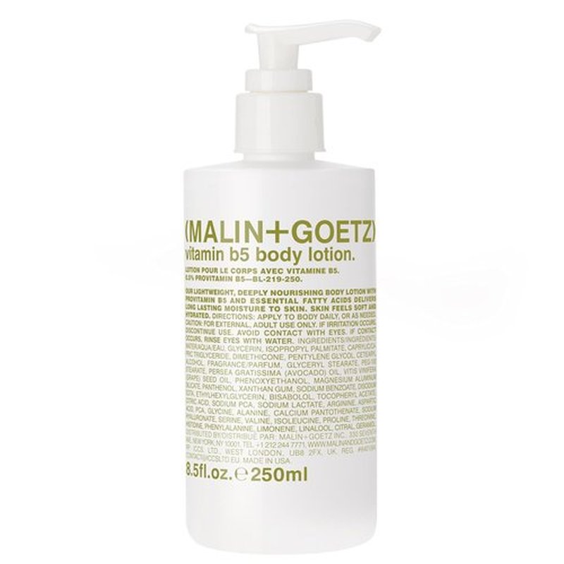 MALIN+GOETZ Vitamin B5 Body Lotion - Lightweight Daily Moisturizer with Avocado & Grapeseed Oils | Hydrating & Nourishing, Bergamot Scented | Vegan & Cruelty-Free