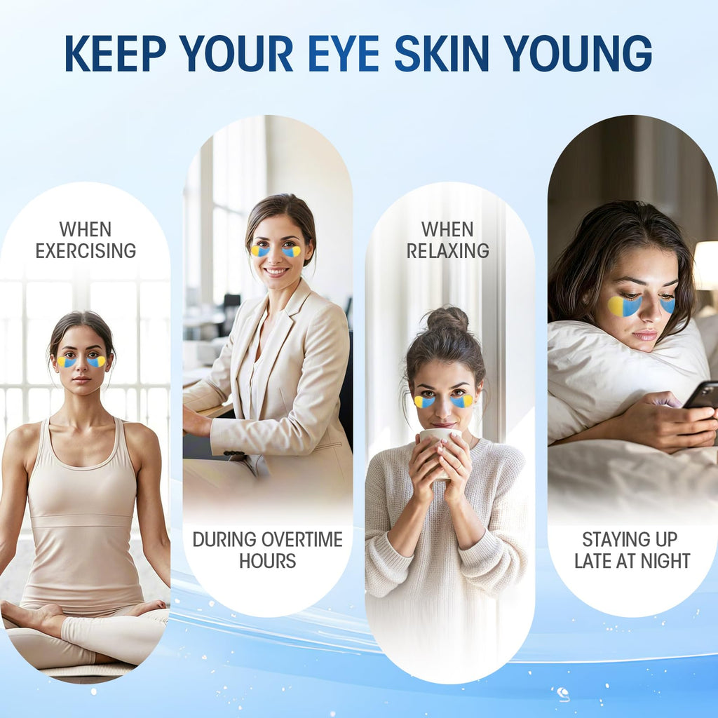 30 Pairs (60pcs) Under Eye Patches, Multi-Moisturizing Under Eye Mask Patches with Blueberry Extract,Cooling Eye Patches for Puffy Eyes and Dark Circles,Overnight Eye Patches for Night Shift Workers