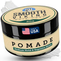 Smooth Viking Medium Hold Pomade - Water-Based Hair Cream for All Hair Types - 2oz Made in USA