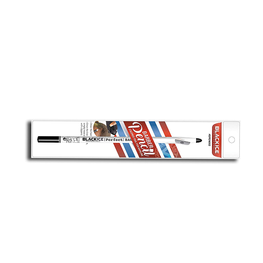 (2) Black Ice Spray Barber Pencils (White)