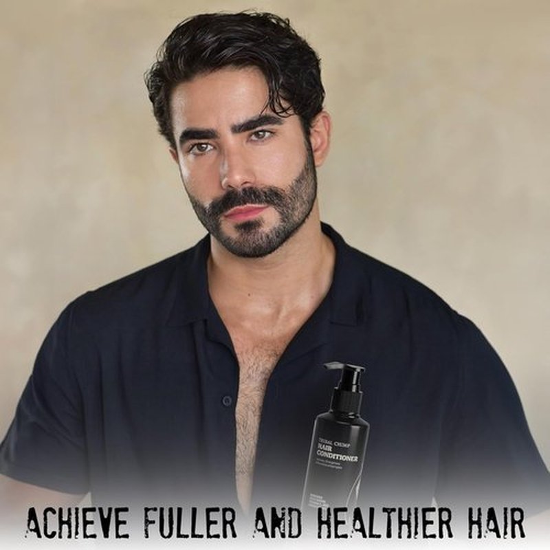Tribal Chimp Hair Conditioner - Hydrating & Strengthening Formula with Peppermint, Tea Tree Oil & Biotin - 8.8oz