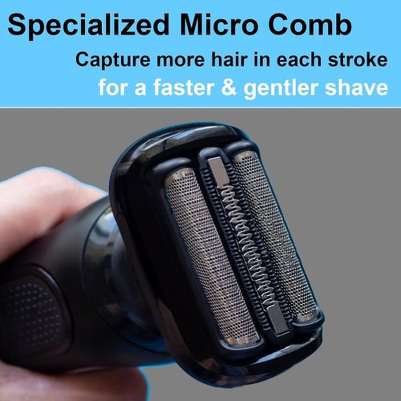 Braun Series 5/6 53B Replacement Head - Compatible Foil Shaver Head for New Braun Razors (1 Count)