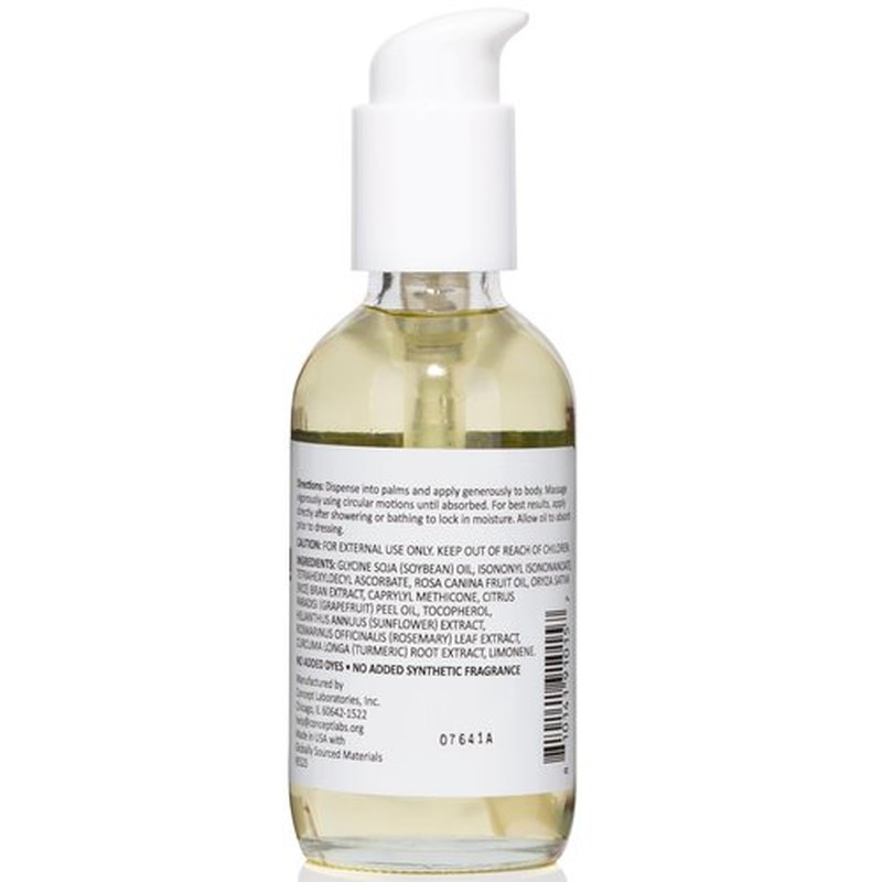 Reshape+ Vitamin C Body Oil Skin Care Moisturizer W/Vitamin E & Turmeric - Nourishing, Brightening, & Hydrating Body Oil To Improve Look Of Dark Spots, Dry Skin, & Stretch Marks, 3.8 Fl Oz