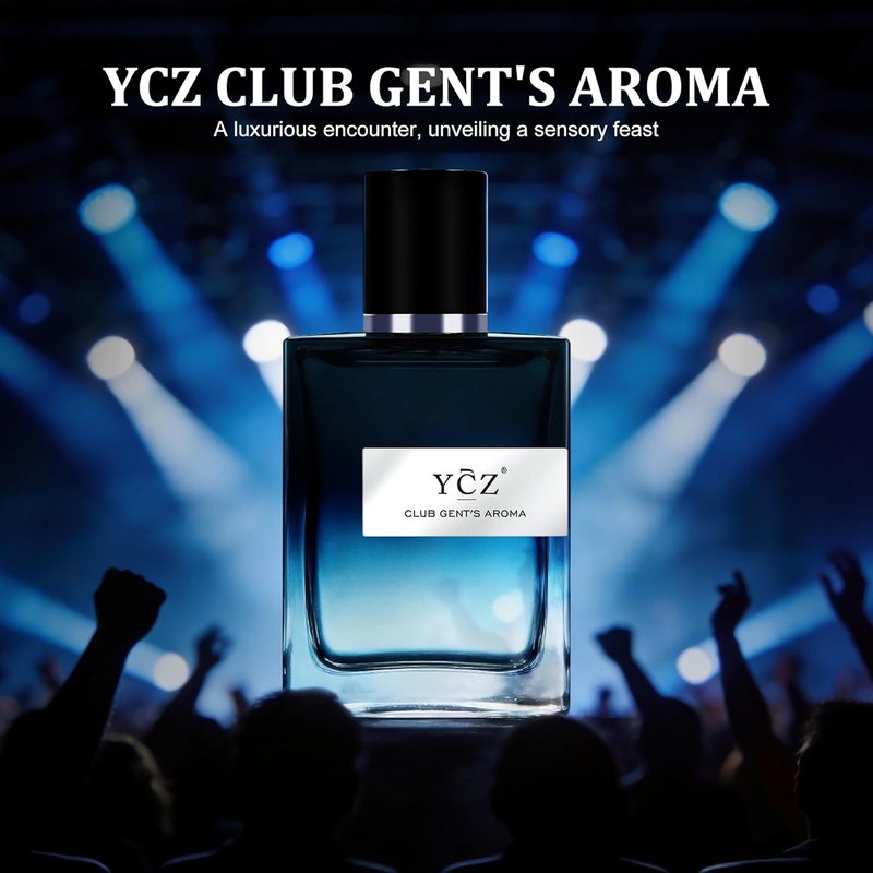 Ycz Club Cologne for Men - Long-Lasting Nightclub Essential Fragrance | 1.7oz Aromatic Woody Notes