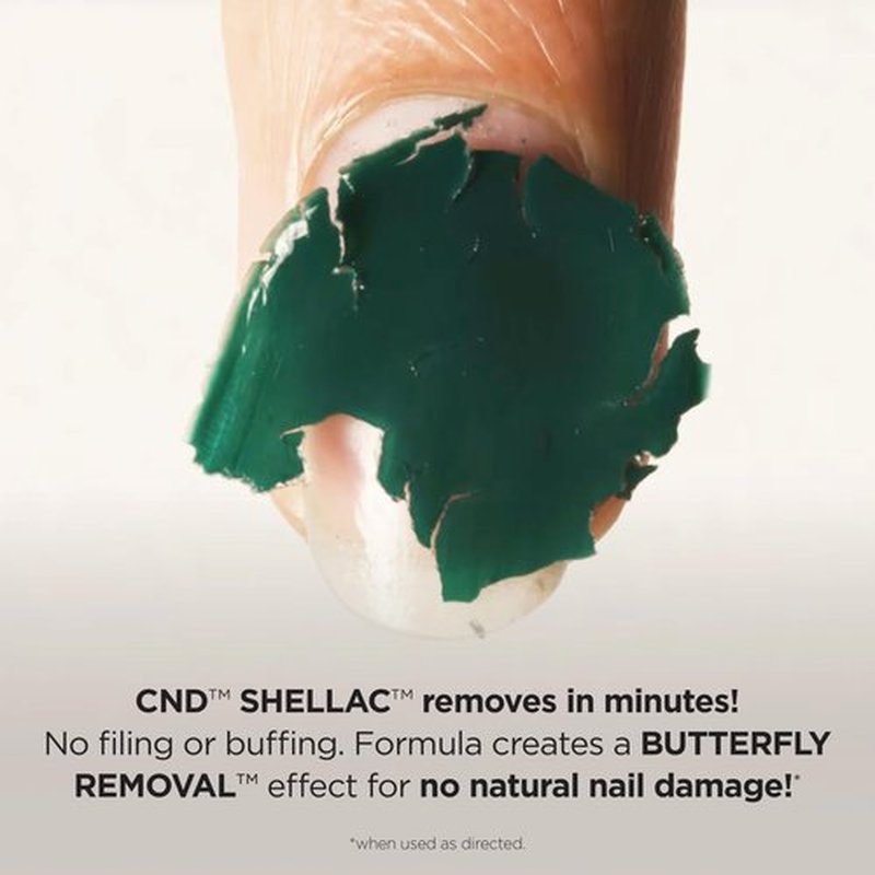 CND Shellac Gel Nail Polish, Long-lasting Nail Paint Color with Curve-hugging Brush, 419 Moonlight & roses, 0.25 fl oz