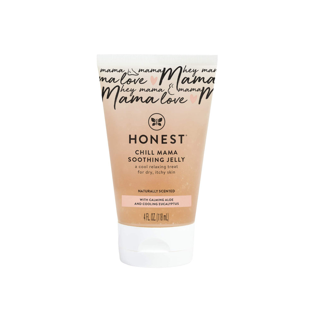 The Honest Company Mama Chill Soothing Jelly, Cooling Formula for Itchy Dry Growing Belly, Aloe and Eucalyptus Infused, 4 fl oz