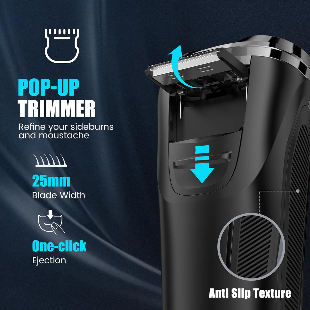 Brightup Electric Razor for Men Face, Wet & Dry Electric Shaver for Men