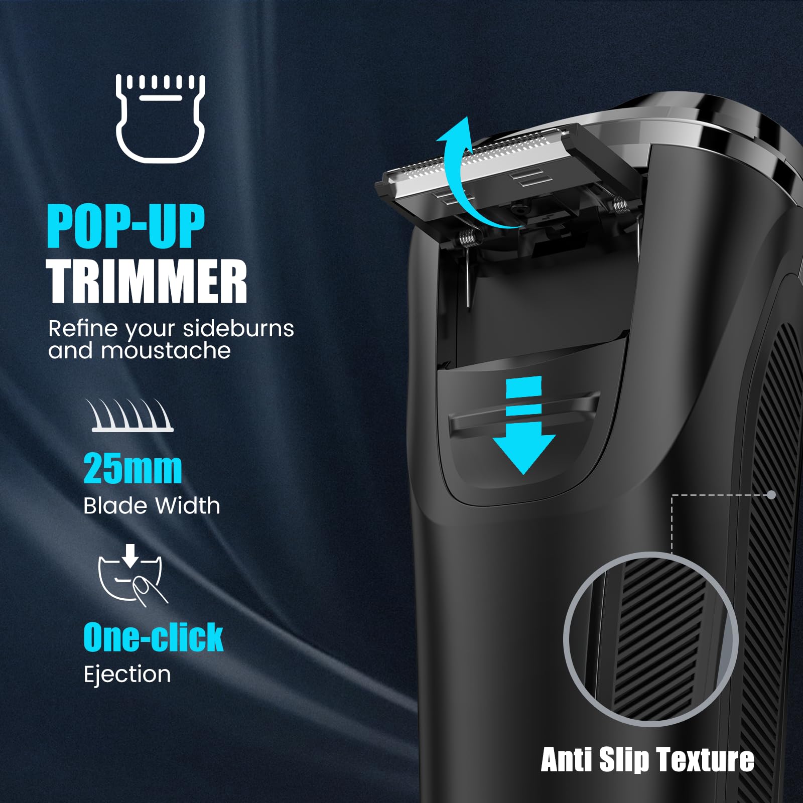 Brightup Electric Razor for Men Face, Wet & Dry Electric Shaver for Men
