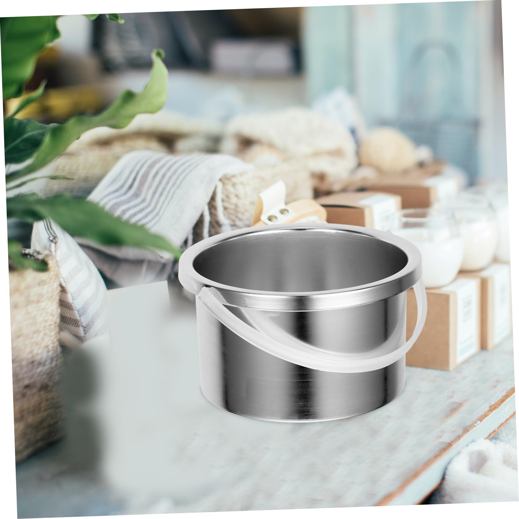 BATHVEVE Wax Melting Pot Replacement Aluminum Inner Pot for Hair Removal Small Size Easy to Wax Machines