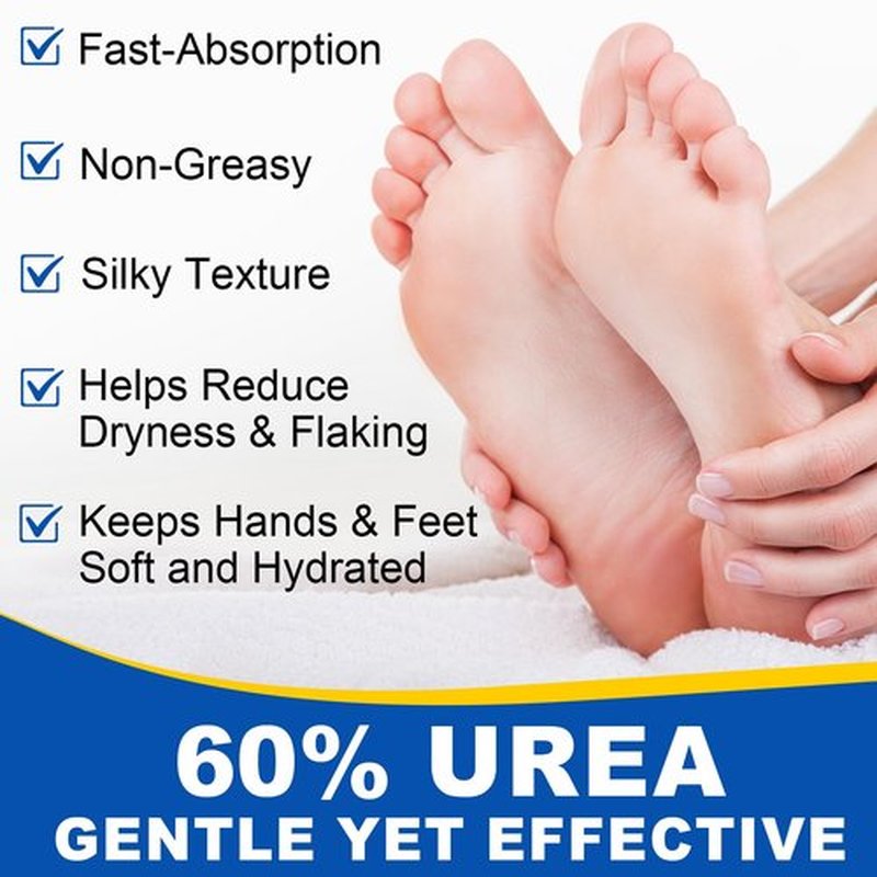 QYCOTXYR 60% Urea Cream Stick plus 2% Salicylic Acid,Foot Cream Moisturizer for Dry Cracked Feet,Maximum Strength Urea Foot Cream,Dead Skin Remover Foot Balm 2PACK