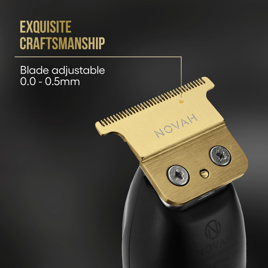 NOVAH Hair Trimmer Gold Replacement Blade (Gold)
