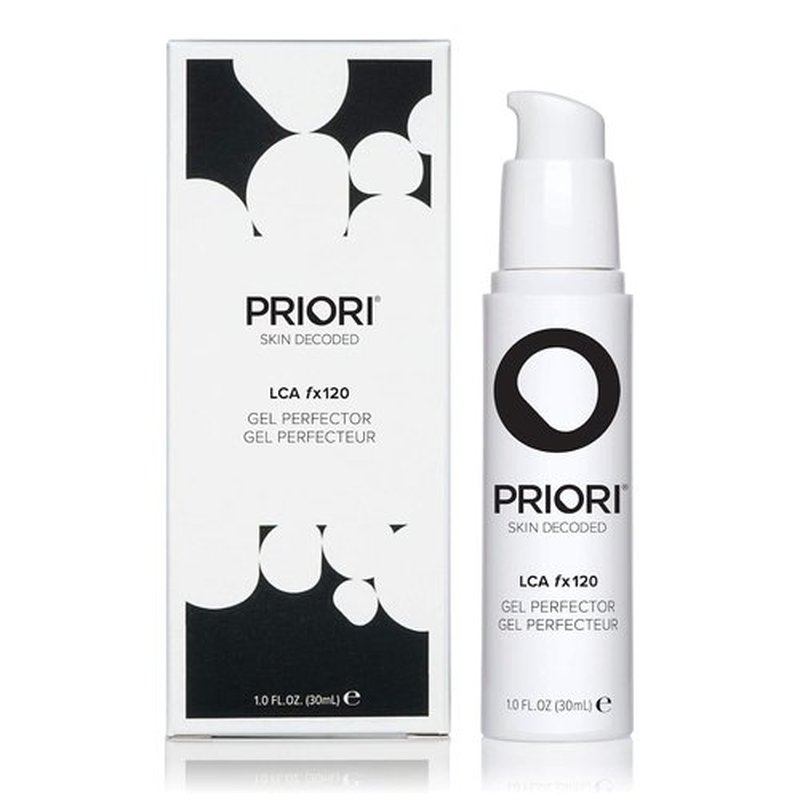 PRIORI Skincare Gel Perfector - Acne Treatment for Oily Skin & Blemishes | 1 fl oz, Fragrance-Free