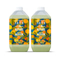 Faith In Nature Natural Hand Wash & Body Wash Set - Vegan & Cruelty Free, No SLS or Parabens - 2 x 169 fl oz Value Bundle Pack, Grapefruit & Orange