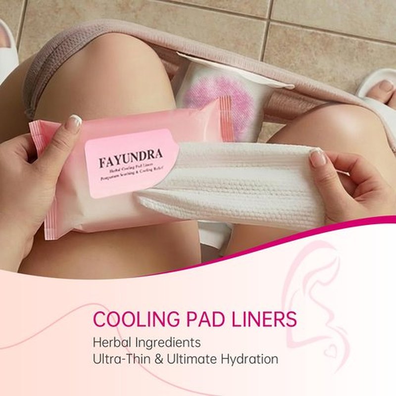 FAYUNDRA Postpartum Essentials Kit for Labor & Delivery, Postpartum Kit with Cooling Spray, 4 Disposable Postpartum Underwears, 8 Postpartum Pads, 2 Hot & Cold Packs, 30 Pad Liners, Peri Bottle (6)