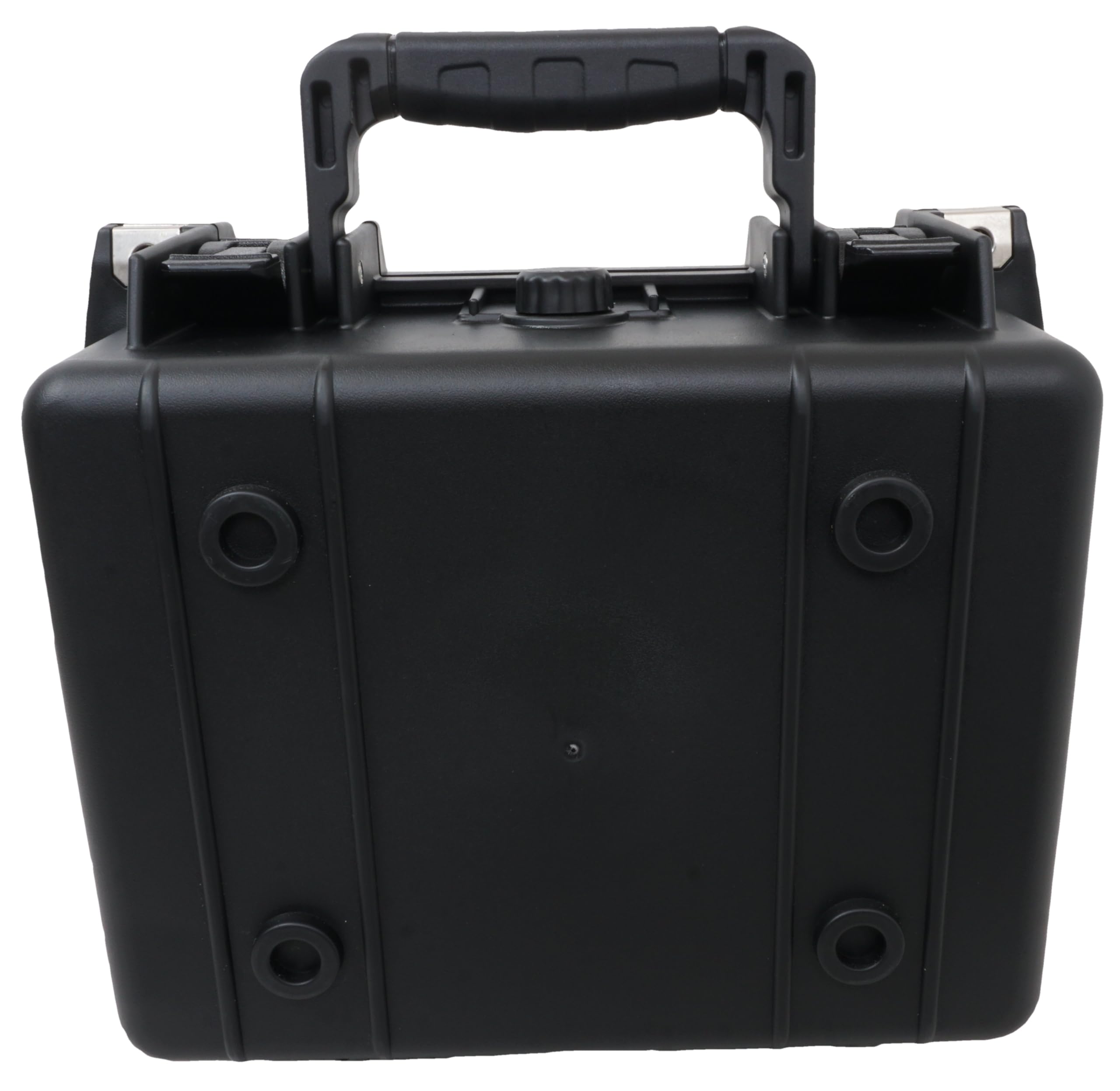 Case Club 8 External Hard Drive Case. Waterproof, Airtight, & Heavy Duty. Includes Pressure Relief Valve, Folding Handle, Padlock Holes, O-Ring Seal.