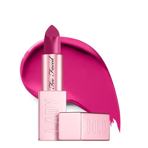 Too Faced Lady Bold Cream Lipstick - Creamy, High-Impact Color | Lightweight, Vegan & Cruelty-Free, 0.11 Ounce