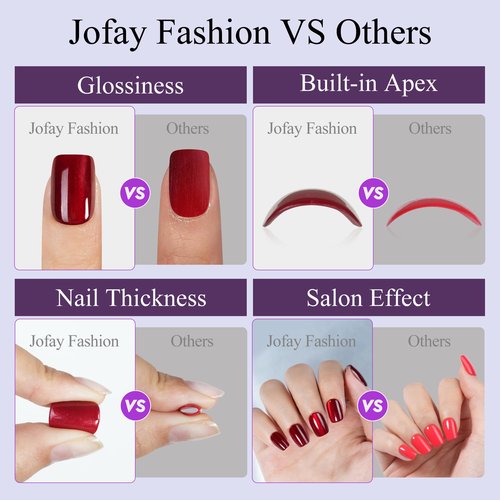 Cat Eye Press on Nails Short 5 Styles, Jofay Fashion 160Pcs Salon-Like Fake Nails with Glitter Chasing Light Cat Eye Designs, Valentines Artificial Acrylic Nails Glue on Nails Stick on Nails for Women