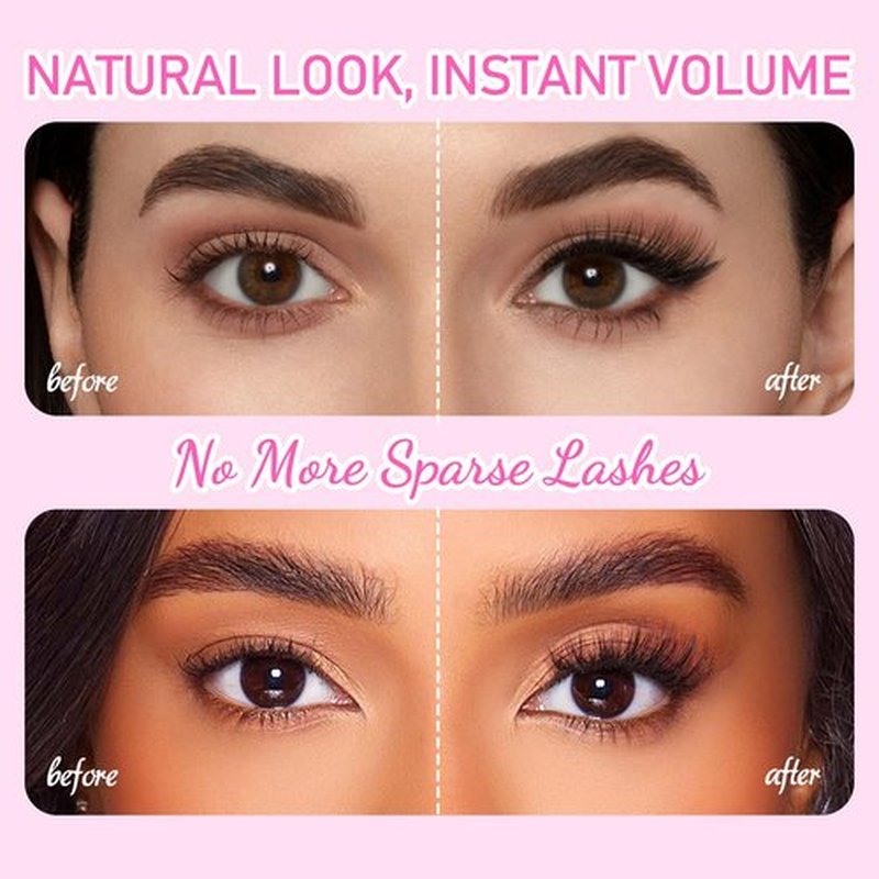 Arison Lashes 4D W Shape Eyelash Extension Natural Soft Volume Premade Fans Faux Mink Matte Black Cluster 12 rows(4DW-0.07-D-8-15mix)