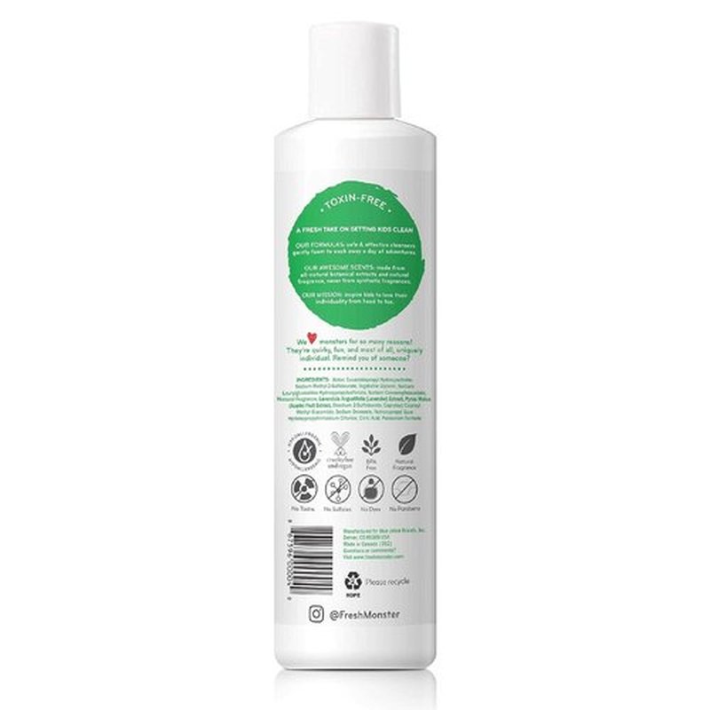 Fresh Monster 2-in-1 Kids Shampoo & Body Wash - Ocean Splash, 8.5oz | Toxin-Free & Hypoallergenic