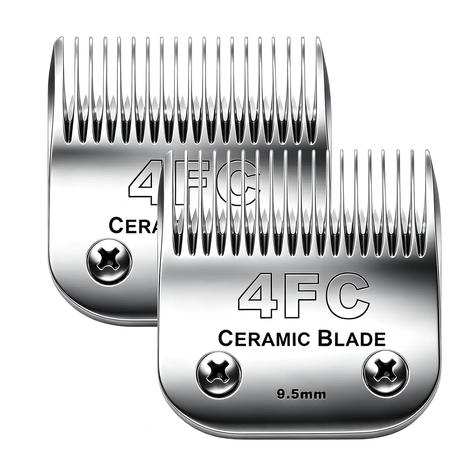 2PC 4FC Blade Detachable Grooming Blades Compatible with Andis Clipper