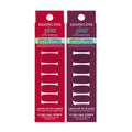 Dashing Diva Gloss Nail Strips Bundle - The Classic Reds Collection - Attention & Red Dahlia - UV Free, Chip Resistant, Long Lasting Gel Stickers - Contains 2 Sets