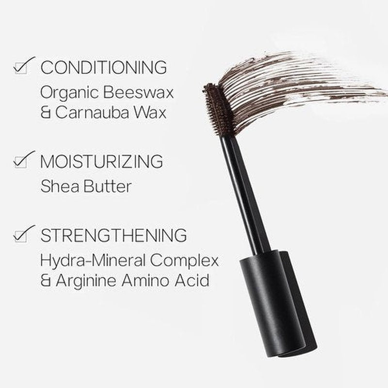 Saie Mascara 101 - Lengthening Mascara for Bold, Lifted Lashes - Buildable, Nourishing Formula - Brown (0.31 oz)