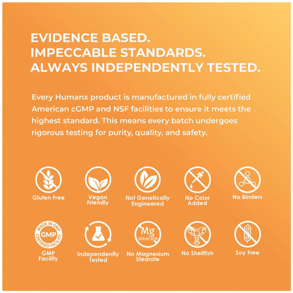 HUMANX VertiGone - Vertigo Relief - Time-Tested Ingredients - Ancient Natural Inner Ear Balance Supplement - Relieves Dizziness, Nausea, Spinning & Swaying Sensations - Non GMO - Dizzy Aid Pills